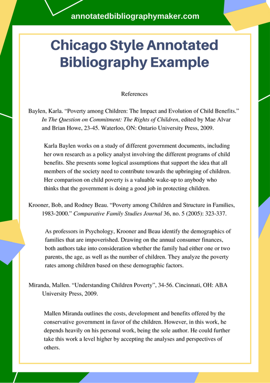 how to make an annotated bibliography
